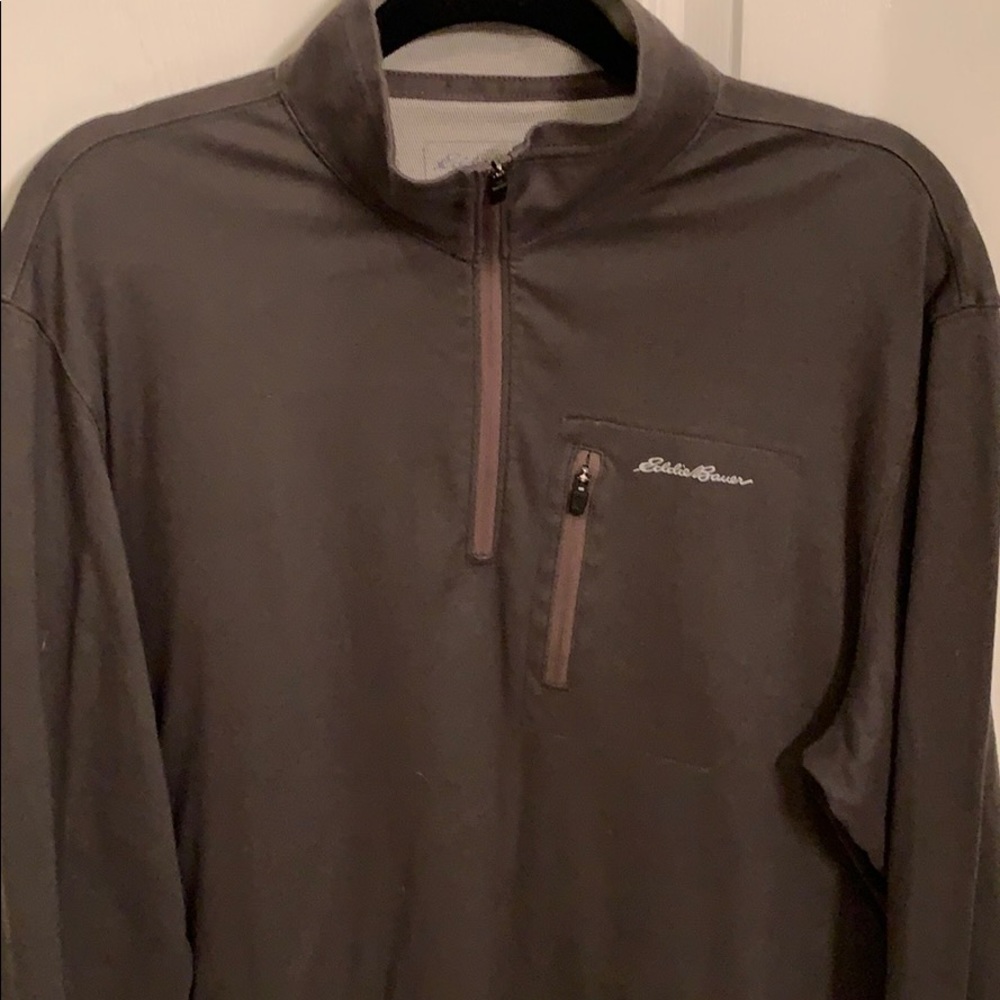 Eddie Bauer zip front pullover
